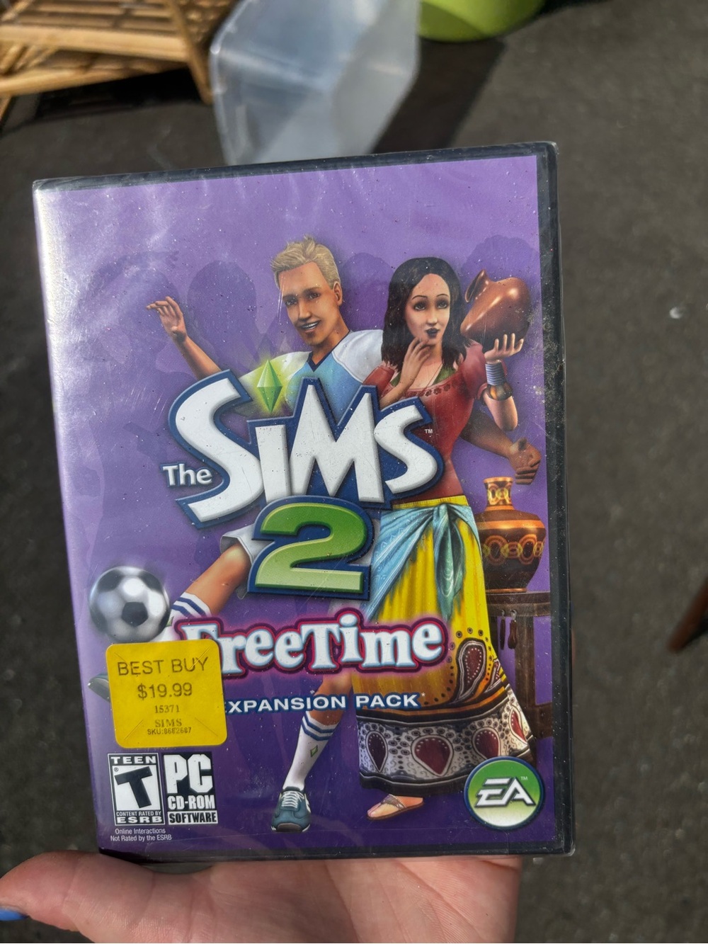 The Sims 2 FreeTime PC Game - - Purple Cover